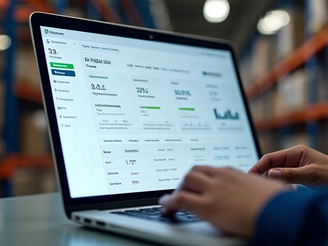 Advanced shipping management software interface