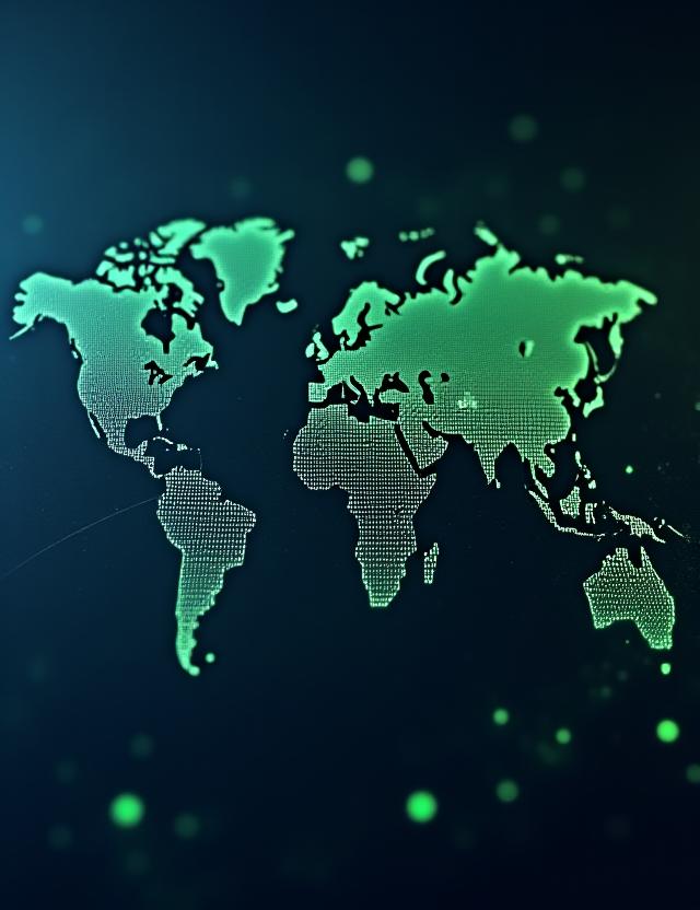 Global logistics planning and digital routing visualization