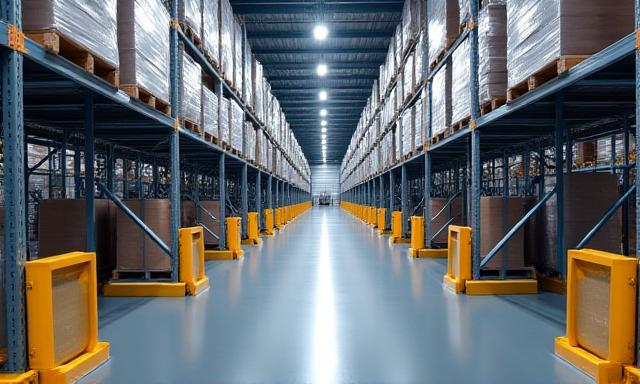 Integrated supply chain management warehouse