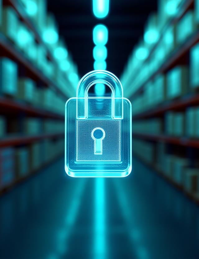 Digital security and logistics protection concept