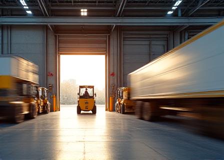 Logistics loading dock in Idaho